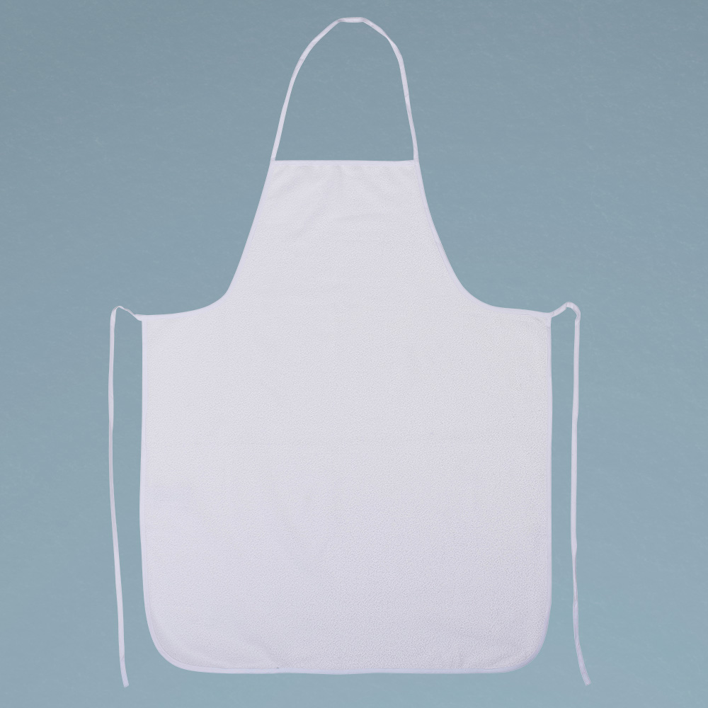 Terry cloth PVC apron