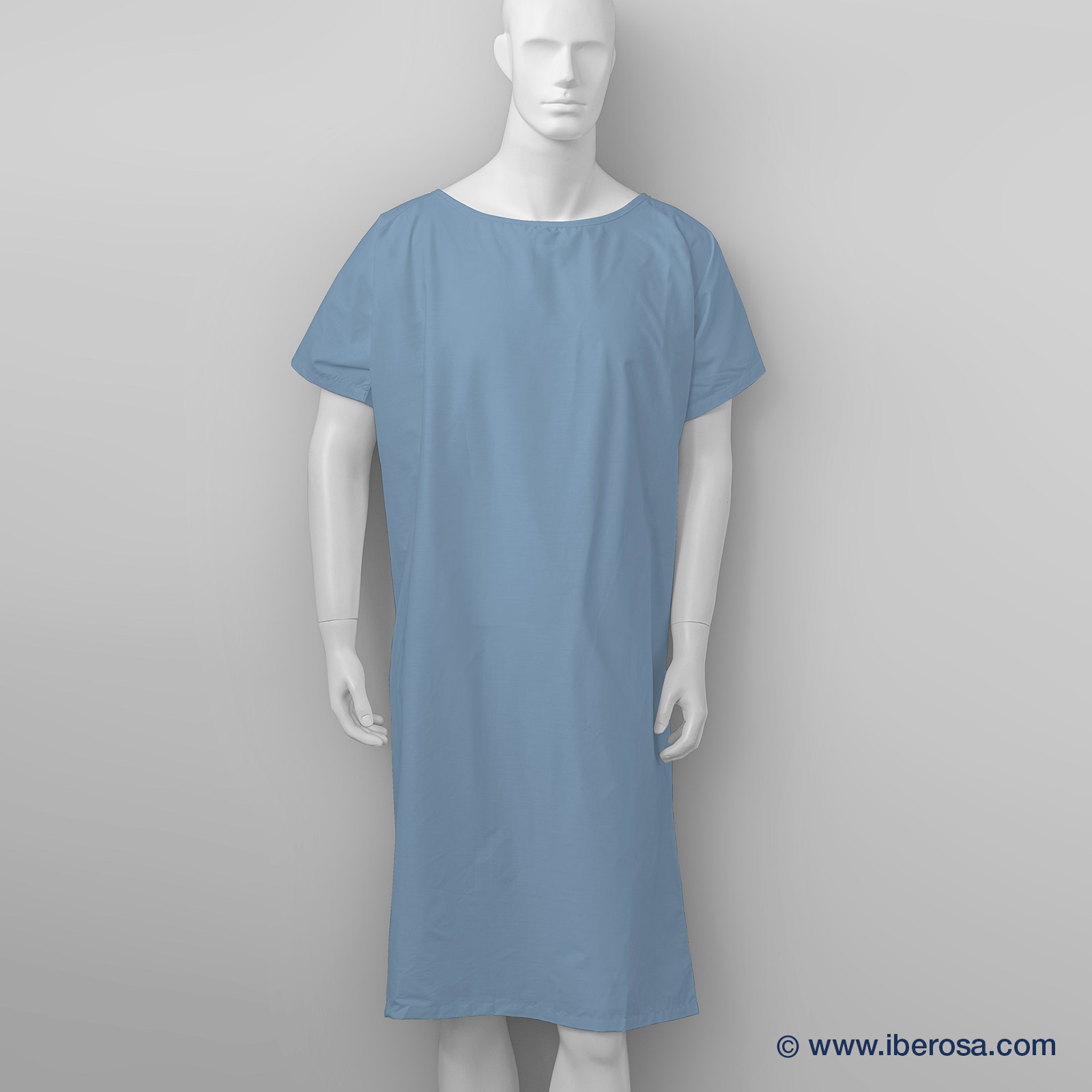 Light Blue hospital patient gown short sleeve